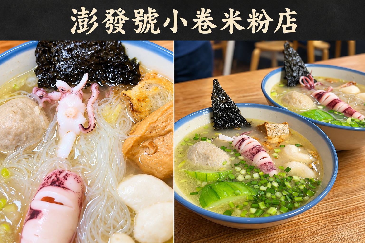 澎發號小琉球店｜雞湯小卷米粉介紹